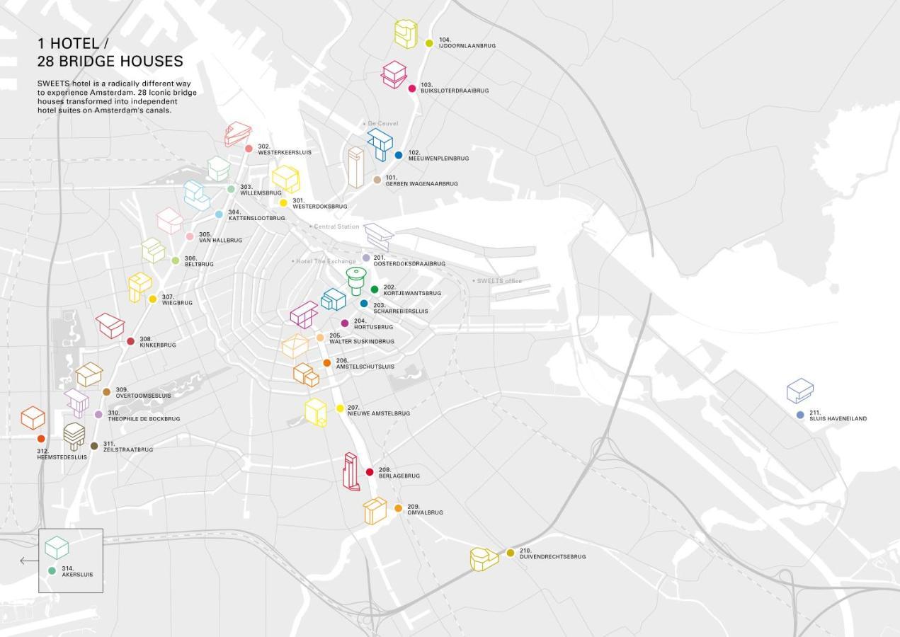 SWEETS - Willemsbrug Amsterdam Exterior foto